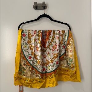 Mulberry Silk Yellow Scarf